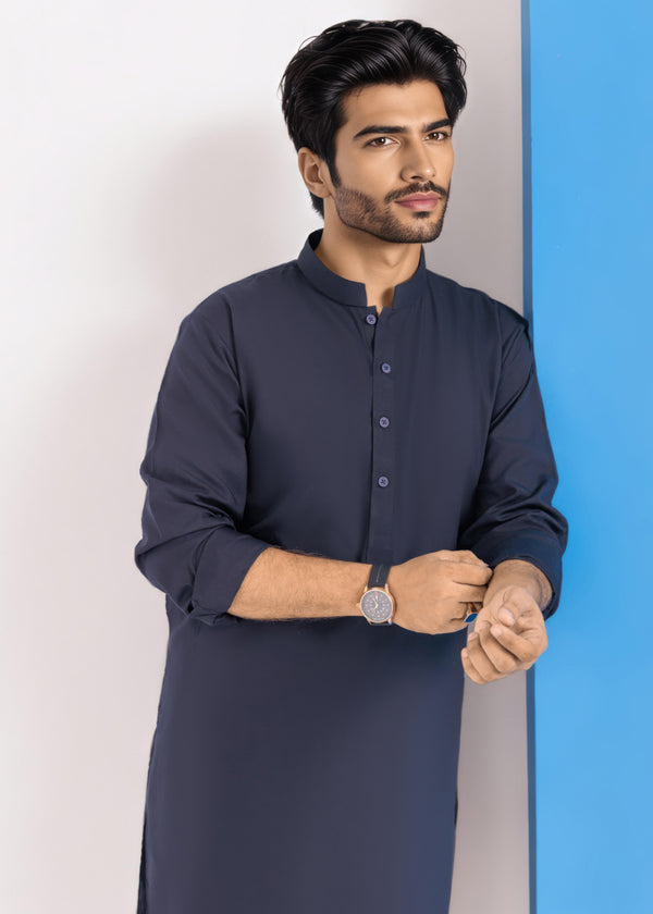 N-Blue-Blended-Kurta Trouser - (MPS25KPS2044)