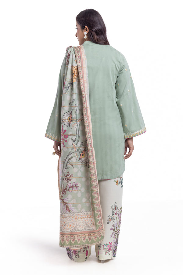 L-Mint-Jacquard-3 Piece (WP3PSBW25B9O46)