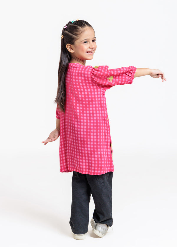 Pink-Viscose-1 Piece (GP1PPBS25BG8S5)