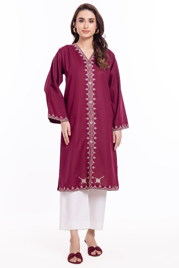 Maroon-Khaddar-1 Piece (WP1PSBW25HR10N12)