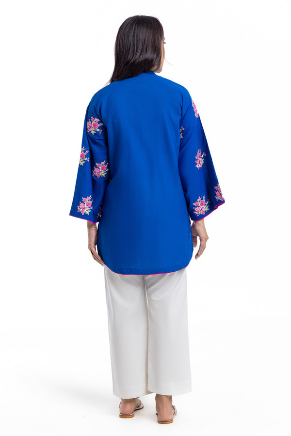 Blue-Khaddar-1 Piece (AWT211P84P)