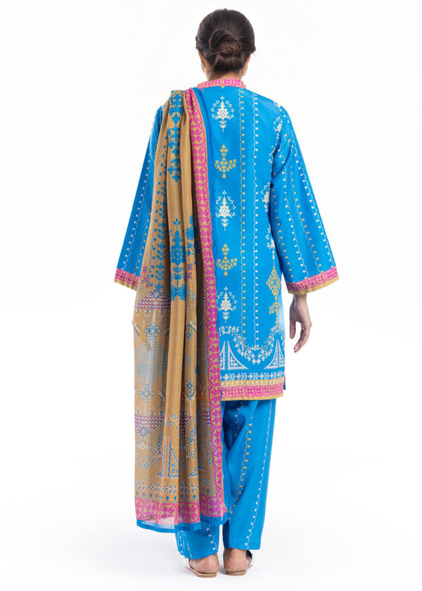 D-Blue-Poly-Cambric-3 Piece (WP3PSBW25HR9O10)