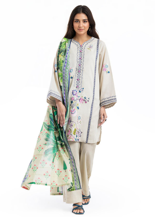 Beige-Slub-3 Piece (WP3PSSW25S9O2)