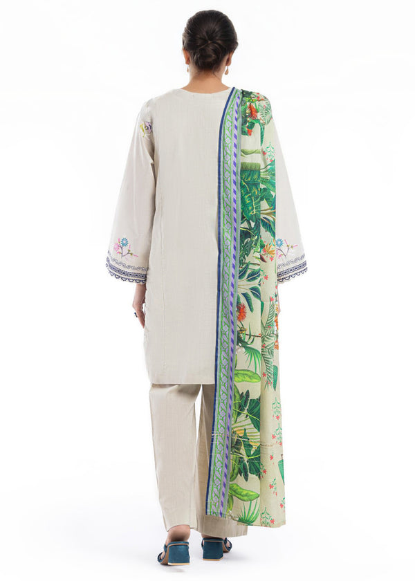 Beige-Slub-3 Piece (WP3PSSW25S9O2)