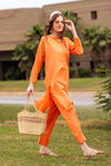 ORANGE-CAMBRIC-2 PIECE (BAAK232P06)