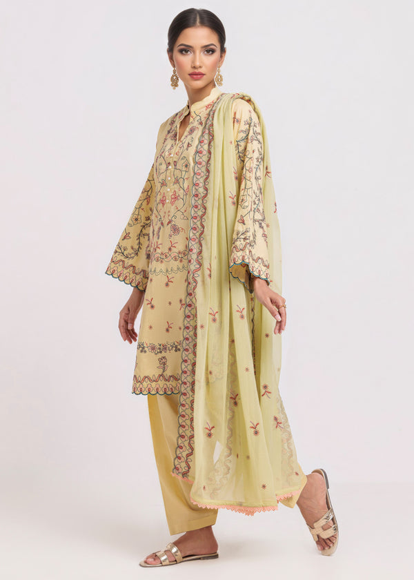 L-Olive-Cambric-3 Piece (WPS25SE3108)