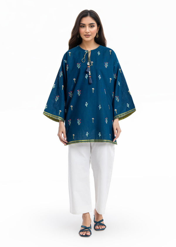 D-Teal-Khaddar-1 Piece (SWT211P96P)