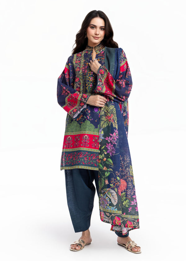 Multi-Khaddar-3 Piece (WP3PPBW25B11D4)