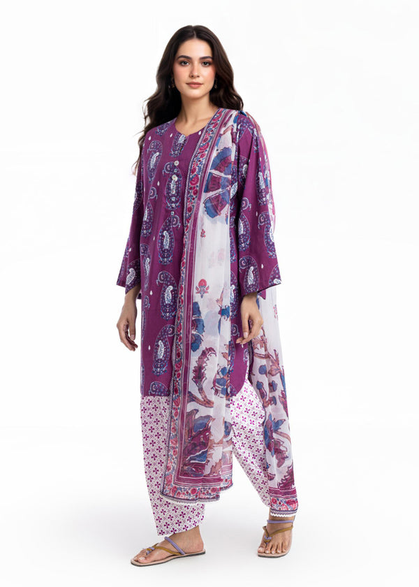 Purple-Cambric-3 Piece (WP3PPBW25B1J3)