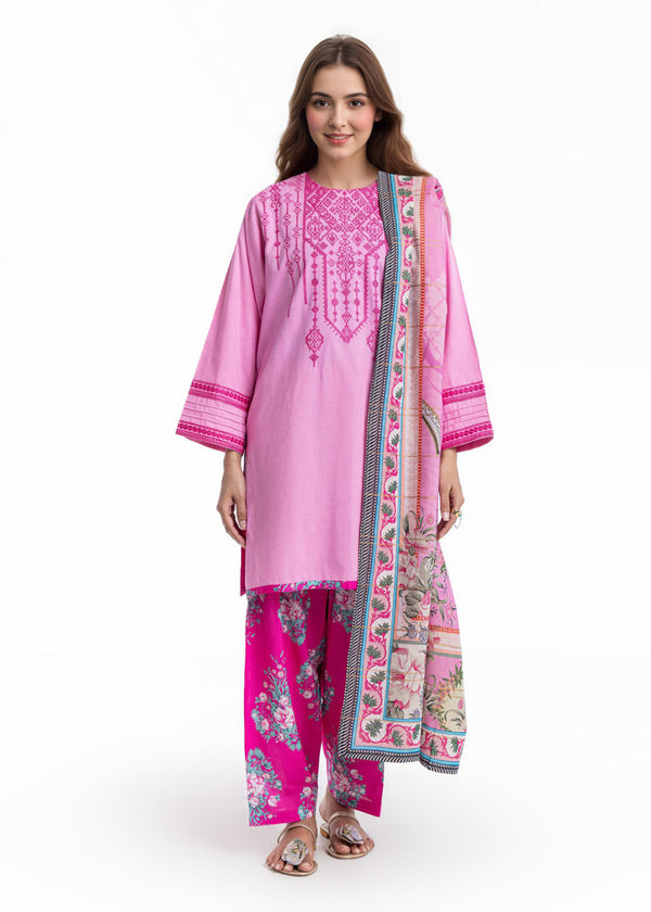Pink-Jacquard-3 Piece (WP3PSBW25B9O47)