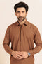 D-BROWN-BLENDED-SHALWAR SUIT - (GSSW24-016)