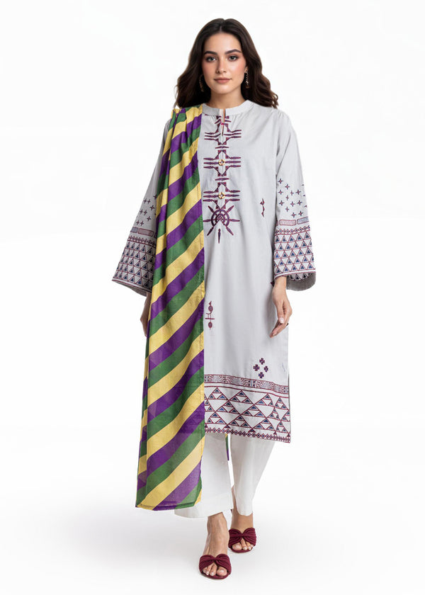 L-Grey-Cambric-2 Piece (WPSDSBW25B11D32)