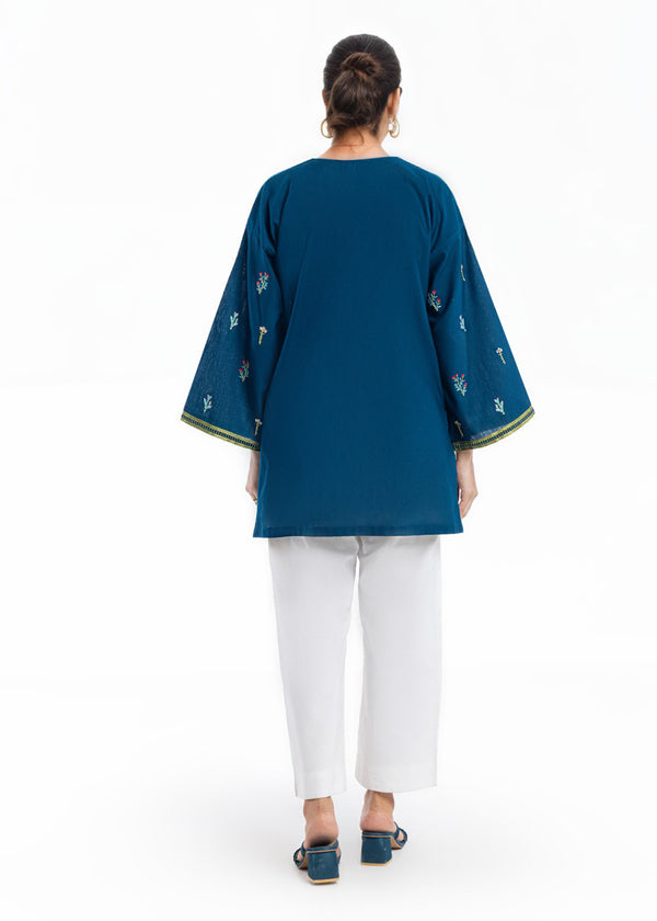 D-Teal-Khaddar-1 Piece (SWT211P96P)