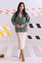 GREEN-SHAWL COLLAR FULL SLEEVES CARDIGAN SWEATER (24X-008-66)