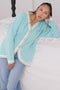 L-TURQUOISE-V-NECK FULL SLEEVES CARDIGAN SWEATER (24X-016-66)