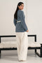 L-BLUE-ROUND NECK FULL SLEEVES CARDIGAN SWEATER (24X-017-66)