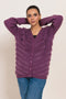 MAUVE V-NECK FULL SLEEVES CARDIGAN SWEATER (24X-019-66)