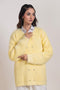 LEMON ROUND NECK FULL SLEEVES CARDIGAN SWEATER (24X-021-66)