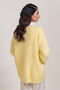 LEMON ROUND NECK FULL SLEEVES CARDIGAN SWEATER (24X-021-66)