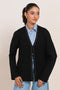 BLACK-FULL SLEEVES CARDIGAN SWEATER (24X-027-66)