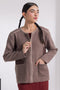 BROWN-ROUND ZIPPER FULL SLEEVES SWEATER (24X-028-66)