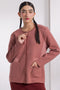 R-WOOD-ROUND ZIPPER FULL SLEEVES SWEATER (24X-028-66)