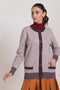 BEIGE-ROUND NECK FULL SLEEVES CARDIGAN SWEATER (24X-031-66)