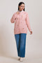 PINK-ROUND NECK FULL SLEEVES CARDIGAN SWEATER (24X-032-66)