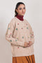 M-BEIGE-ROUND NECK FULL SLEEVES CARDIGAN SWEATER (24X-033-66)