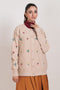 M-BEIGE-ROUND NECK FULL SLEEVES CARDIGAN SWEATER (24X-033-66)