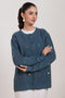 SHARK-ROUND NECK FULL SLEEVES CARDIGAN SWEATER (24X-033-66)