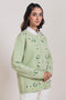 GREEN-ROUND NECK FULL SLEEVES CARDIGAN SWEATER (24X-038-66)