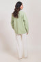 GREEN-ROUND NECK FULL SLEEVES CARDIGAN SWEATER (24X-038-66)