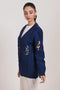 NAVY-V-NECK FULL SLEEVES CARDIGAN SWEATER (24X-042-66)