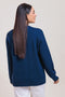 NAVY-V-NECK FULL SLEEVES CARDIGAN SWEATER (24X-043-66)