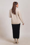 STONE-ROUND NECK FULL SLEEVES CARDIGAN SWEATER (24X-046-66)