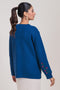 TRUE NAVY-V-NECK FULL SLEEVES CARDIGAN SWEATER (24X-047-66)