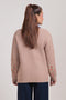 BEIGE-V-NECK FULL SLEEVES CARDIGAN SWEATER (24X-047-66)