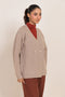 STONE-V-NECK FULL SLEEVES CARDIGAN SWEATER (24X-050-66)