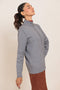 GREY-TURTLE NECK ZIPPER FULL SLEEVES SWEATER (24X-055-66)