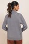 GREY-TURTLE NECK ZIPPER FULL SLEEVES SWEATER (24X-055-66)