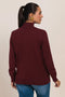 MAROON-TURTLE NECK ZIPPER FULL SLEEVES SWEATER (24X-055-66)