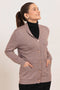 BEIGE-V-NECK FULL SLEEVES CARDIGAN SWEATER (24X-056-66)