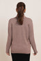 BEIGE-V-NECK FULL SLEEVES CARDIGAN SWEATER (24X-056-66)