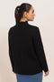 BLACK-ROUND NECK FULL SLEEVES CARDIGAN SWEATER (24X-059-66)