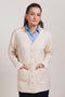 CREAM-FULL SLEEVES CARDIGAN SWEATER (24X-060-66)