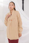 BEIGE-FRONT OPEN FULL SLEEVES CARDIGAN SWEATER (24X-062-66)