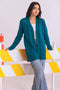 TEAL-FRONT OPEN FULL SLEEVES CARDIGAN SWEATER (24X-063-66)