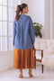 L-BLUE-ROUND NECK FULL SLEEVES CARDIGAN SWEATER (24X-068-66)