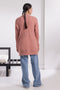 PINK-V-NECK FULL SLEEVES CARDIGAN SWEATER (24X-070-66)